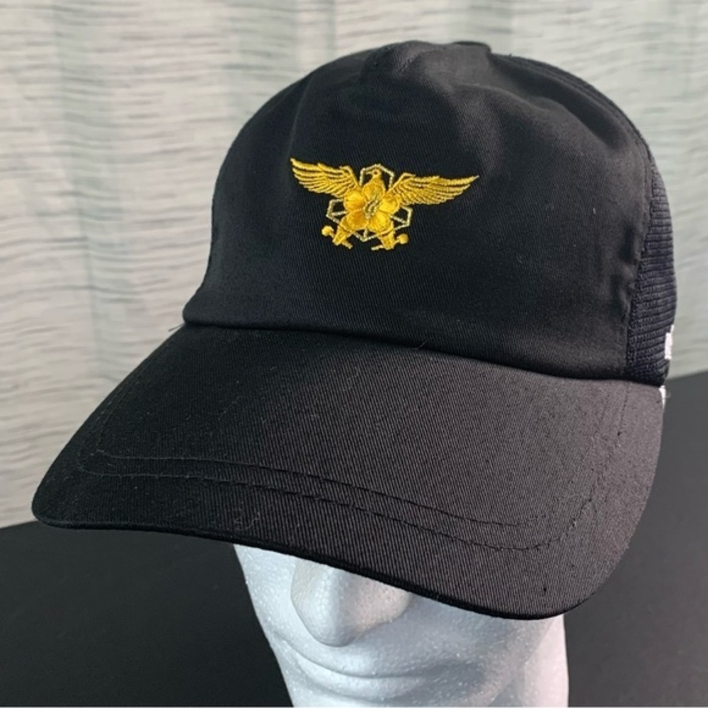 Kyung Do black South Korea Fire Service hat.